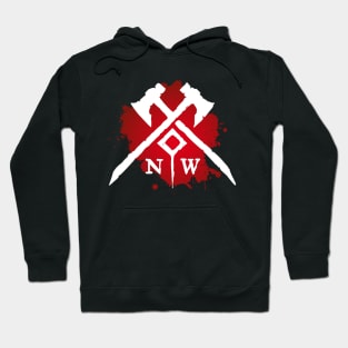 New World - blood and white design Hoodie